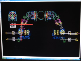 CAD Drawing of Gus' arm mechs